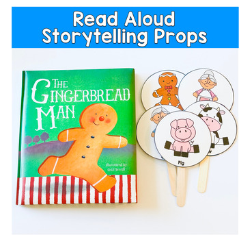 The Gingerbread Man Interactive Storytelling Props