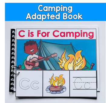 Camping Alphabet Adapted Book | Alphabet Activities | Summer Special Ed