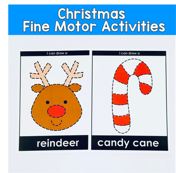 Christmas Tracing Activities, Christmas Fine Motor Activities For Centers