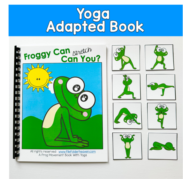 Frog Yoga Adapted Book For Movement And Imitation Skills