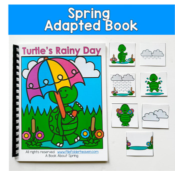 Spring Adapted Book For Weather Vocabulary, -Wh Questions, Sequencing Skills