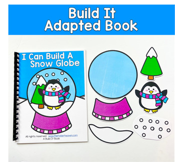 Build It Adapted Book For Following Directions: I Can Build A Snowman
