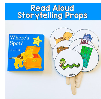 Where’s Spot? Interactive Storytelling Props | Lift-the-Flap Book Companion |