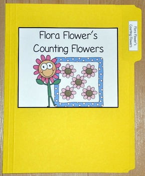 Spring Counting File Folder Game | Counting Flowers | Special Ed Math