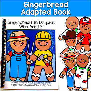 Gingerbread Adapted Book | WHO Questions Making Inferences | SLP SPED Autism