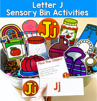 Letter J Activities | Hey Riddle Riddle Sensory Bin Riddles | SLP SPED Autism