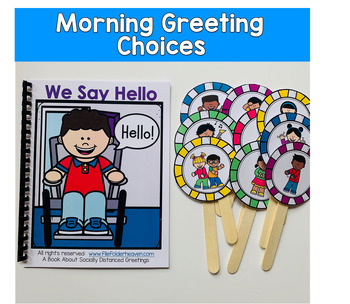 Morning Greeting Choices | Social Skills Activity | Special Education