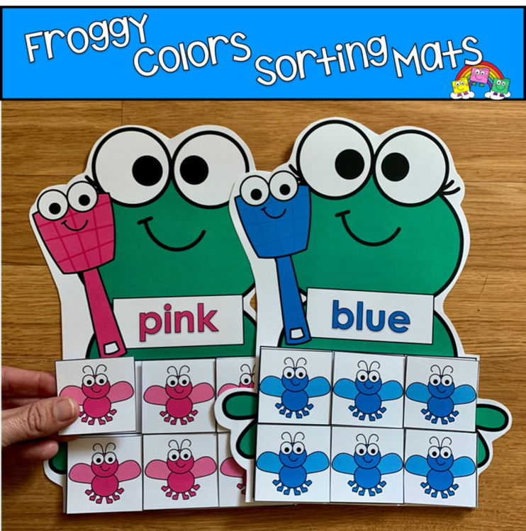 Froggy Color Sorting Mats