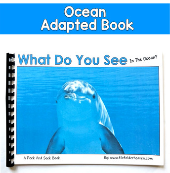 Ocean Adapted Book | Inferencing Real Photos | SLP SPED Autism