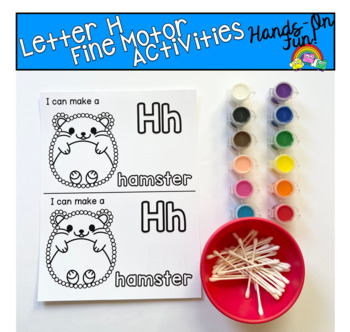 Letter H Q-Tip Painting | Fine Motor Alphabet Activity | Special Education