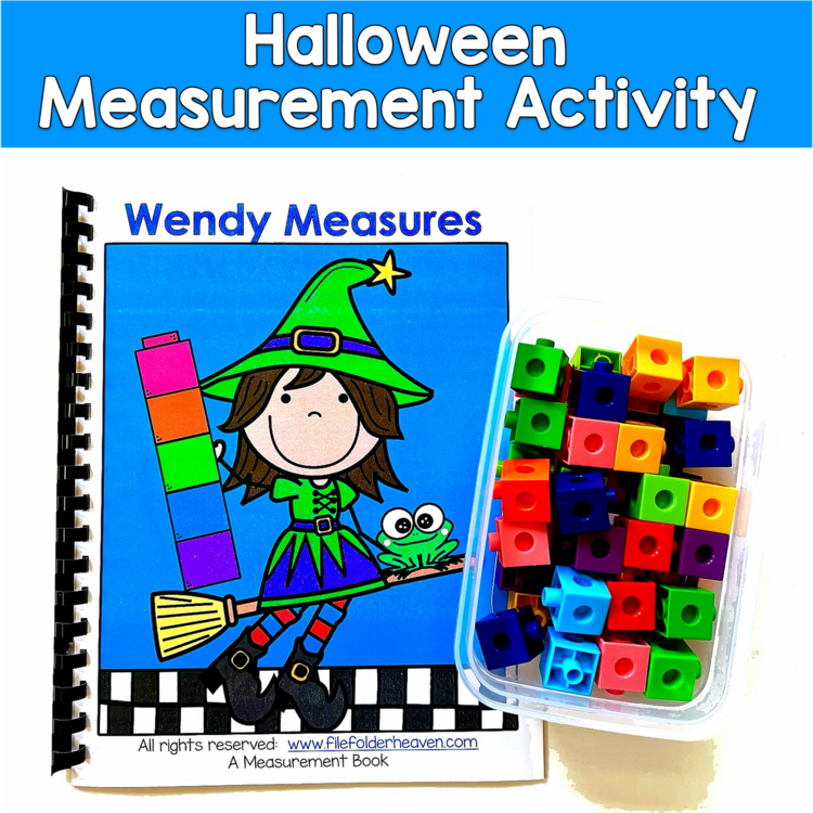 Halloween Measurement Activity | Non-Standard Measurement | Special Education