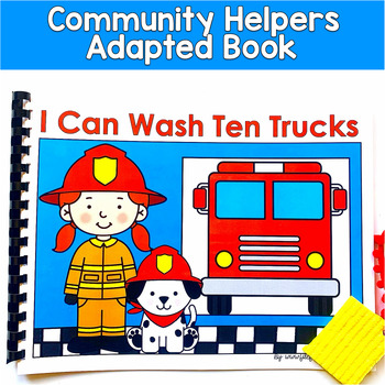 Community Helpers Adapted Book | Firefighter Counting | Math OT SPED Autism