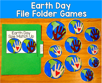 Earth Day Match File Folder Game