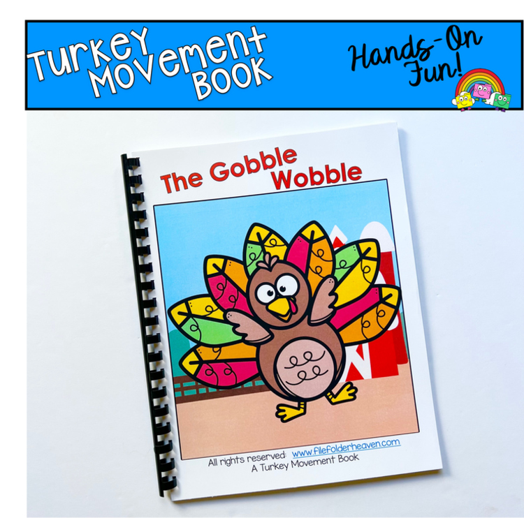 Thanksgiving Adapted Song Book | Turkey Circle Time | Special Education