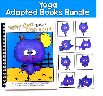 Yoga Adapted Books Growing Bundle | Gross Motor Imitation Movement | OT SLP SPED