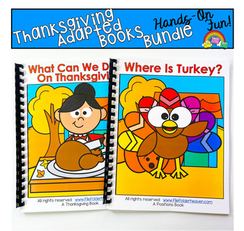 Thanksgiving Adapted Books Mini-Bundle (Parts of Speech)