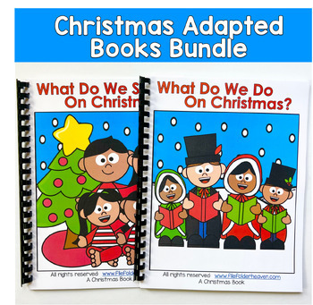 Christmas Adapted Books With Riddles For Special Education And Speech Therapy