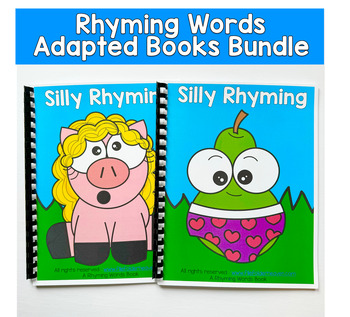 Rhyming Words Adapted Books Bundle