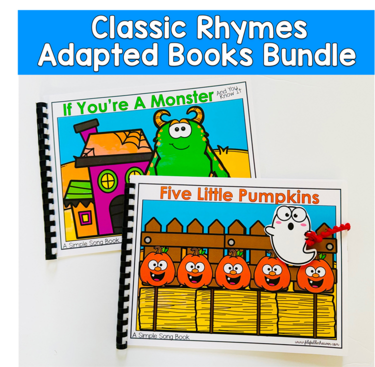 Adapted Song Books For Circle Time In Special Education Bundle