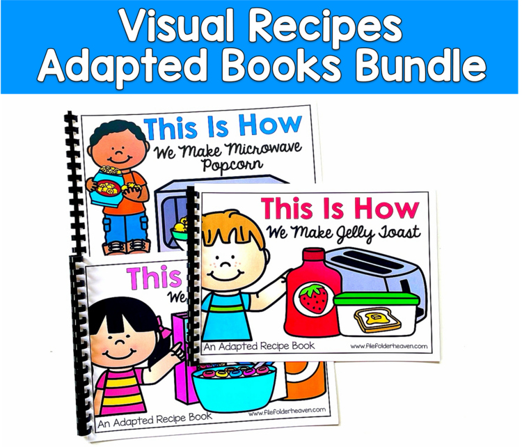 Visual Recipes Adapted Books BIG Bundle