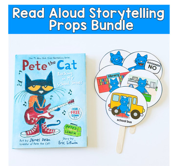 Interactive Storytelling Visuals and Props BUNDLE | For Pre-K, ECSE, and SPED