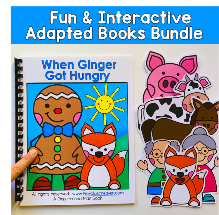 Seasonal & Holiday Adapted Books Bundle | Interactive Stories for Special Ed