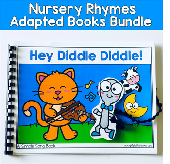 Nursery Rhymes Adapted Books | Circle Time Activities for Pre-K ECSE Autism