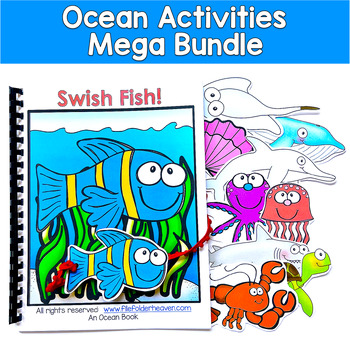 Ocean MEGA Bundle | Adapted Books Sorting Math Fine Motor | SLP SPED Autism PreK