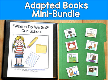 Adapted Books Mini-Bundle | What Missing Where Do We Go Routines | SLP SPED