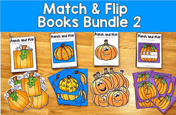 Match and Flip Books Bundle II | 60 Books Matching | PreK SLP SPED Autism