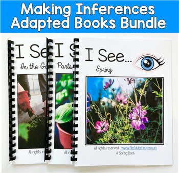 Making Inferences Adapted Books Growing Bundle | Real Photos | SLP SPED Autism