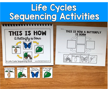 Life Cycle Sequencing Activities | Adapted Books | SPED Science Centers