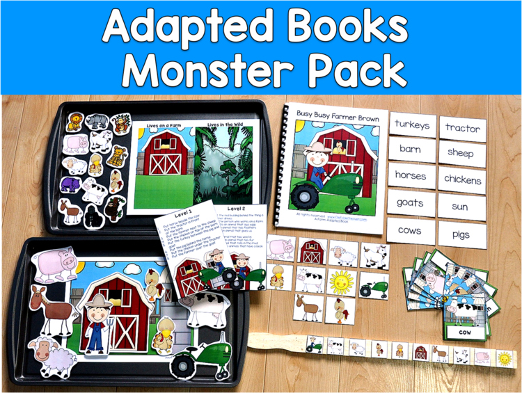 Adapted Books MEGA Bundle | 31 Year-Round Units | SLP SPED Autism Speech K-1