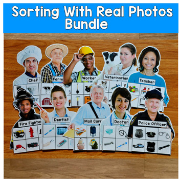 Sorting Mats With Real Photos Bundle | Special Education, Pre-K, ECSE, Speech