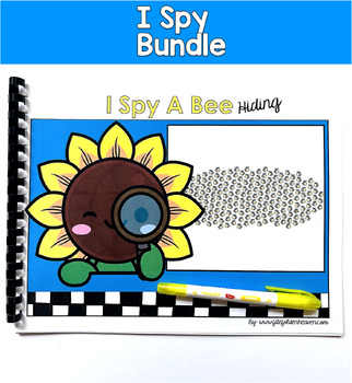 I Spy Visual Discrimination Books Growing Bundle | Morning Tubs | OT SLP SPED