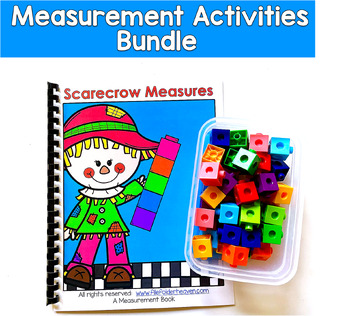 Measurement Activities Growing Bundle | Standard Non-Standard Math | SLP SPED
