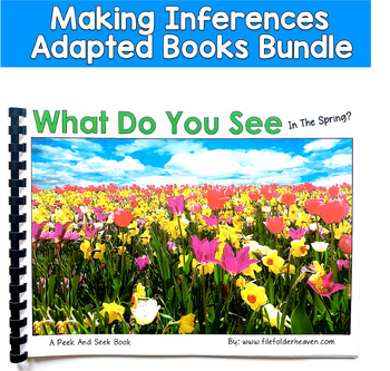 Inferencing Adapted Books Bundle | Peek and Seek | Real Photos | Pre-K SPED
