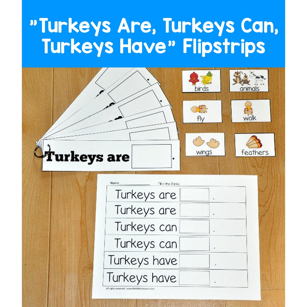 "Turkeys Are, Turkeys Can, Turkeys Have" Flipstrips