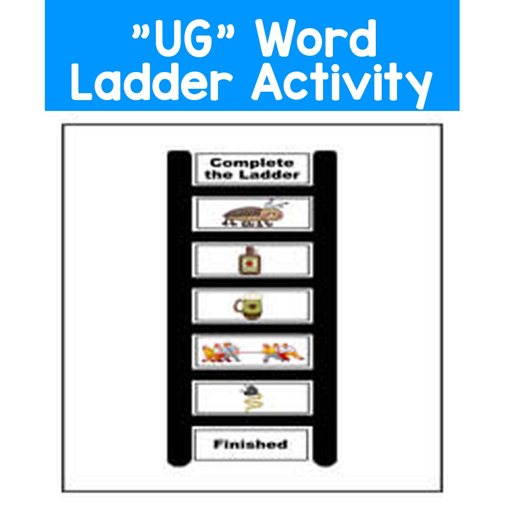 "UG" Word Ladder Activity