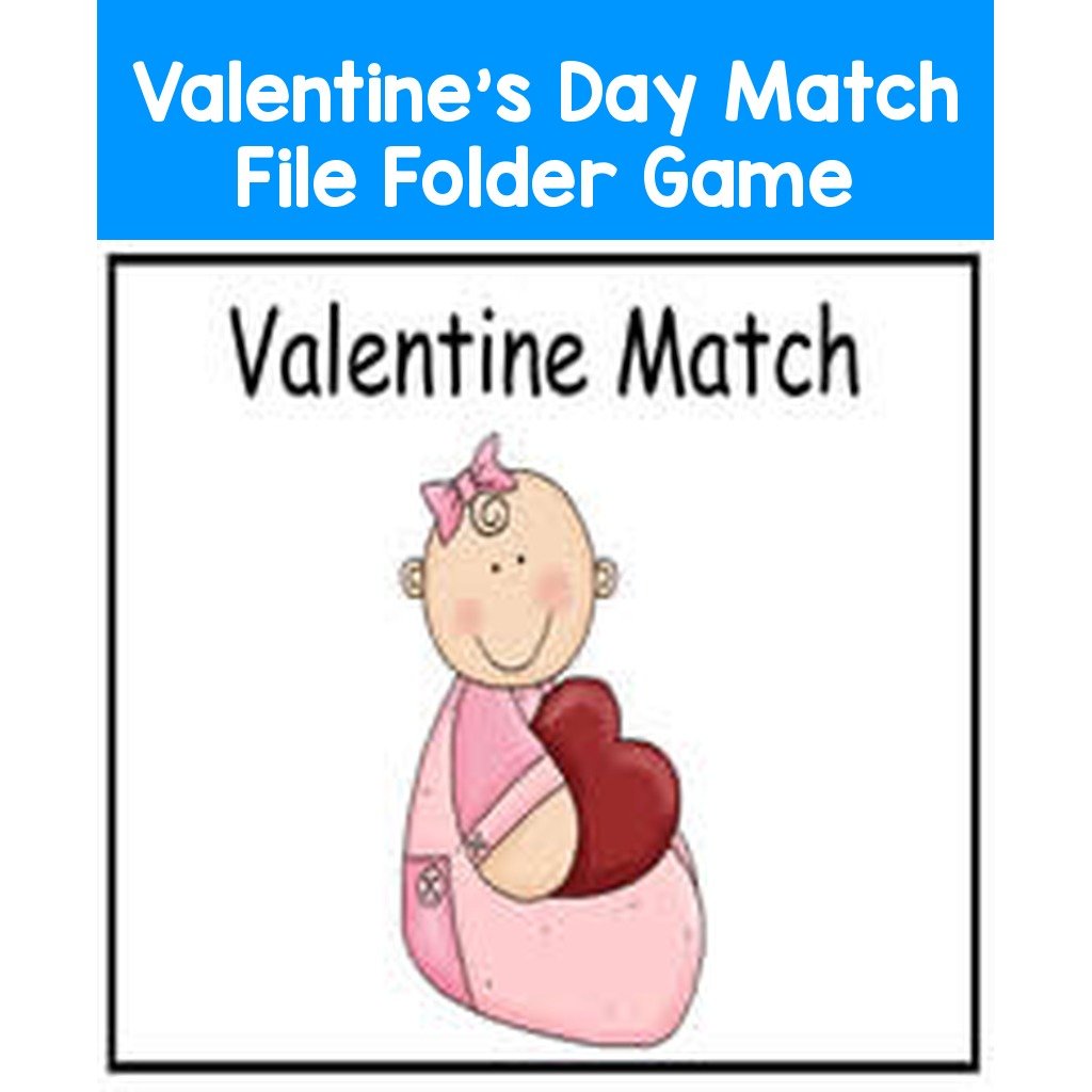 Valentine's Day Match File Folder Game