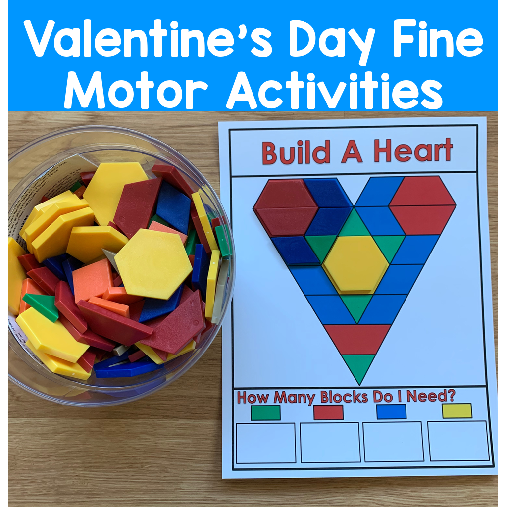 Valentine's Day Fine Motor Activities
