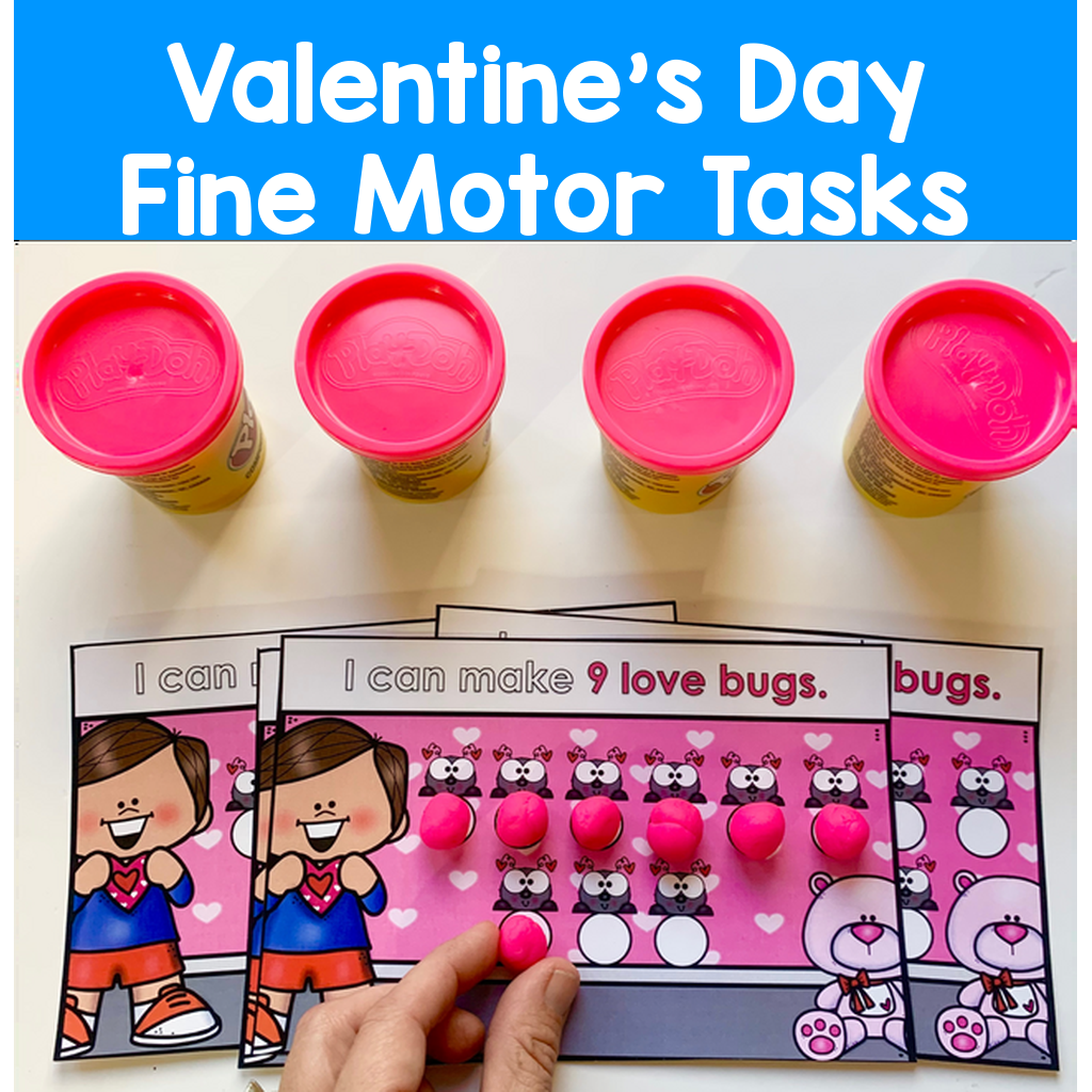 Valentine's Day Fine Motor Tasks
