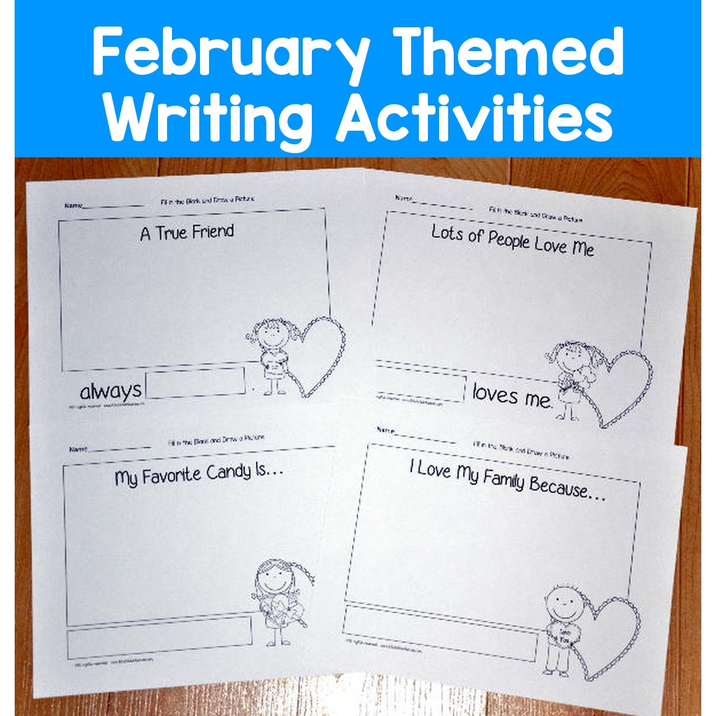 February Themed Writing Activities