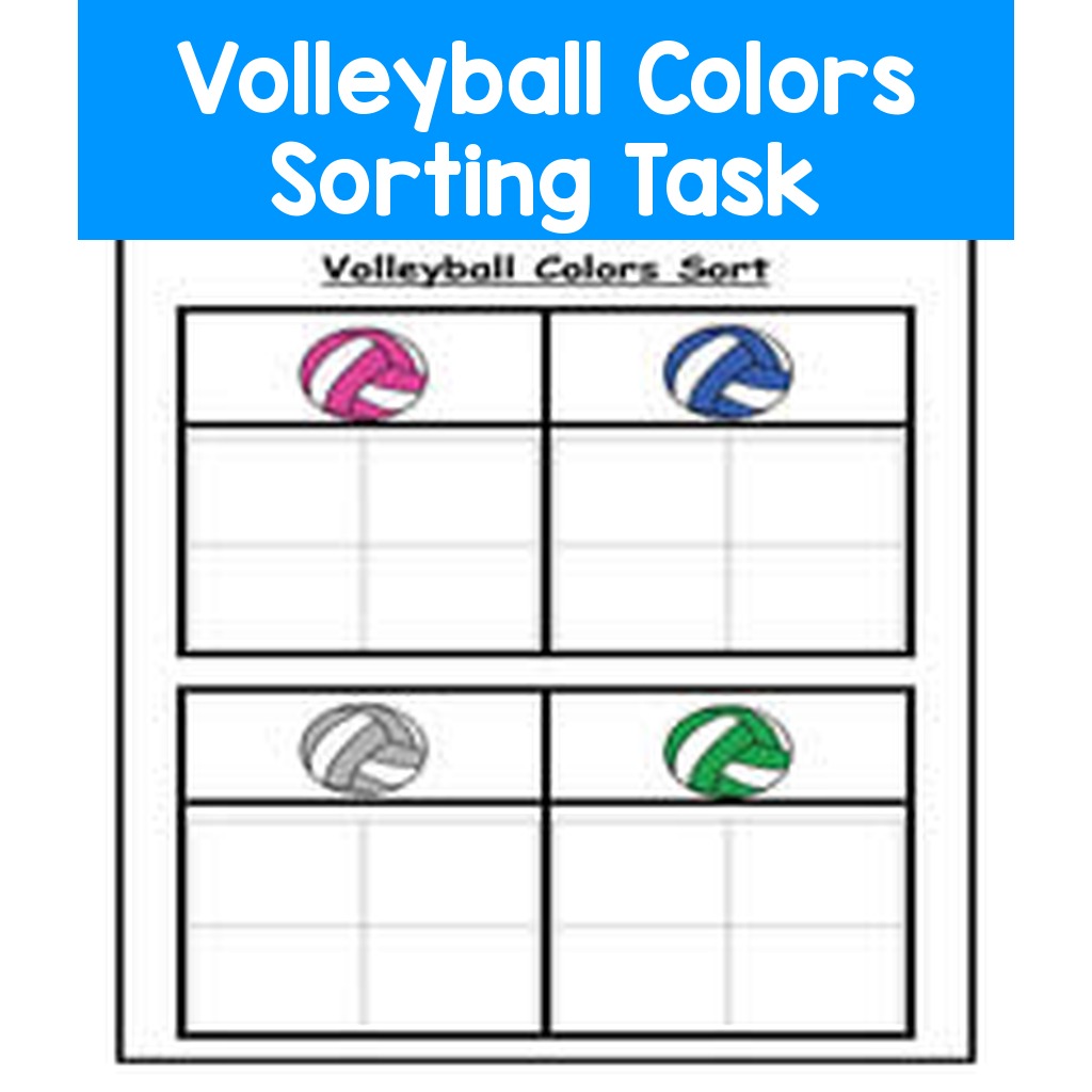 Volleyball Colors Sorting Task