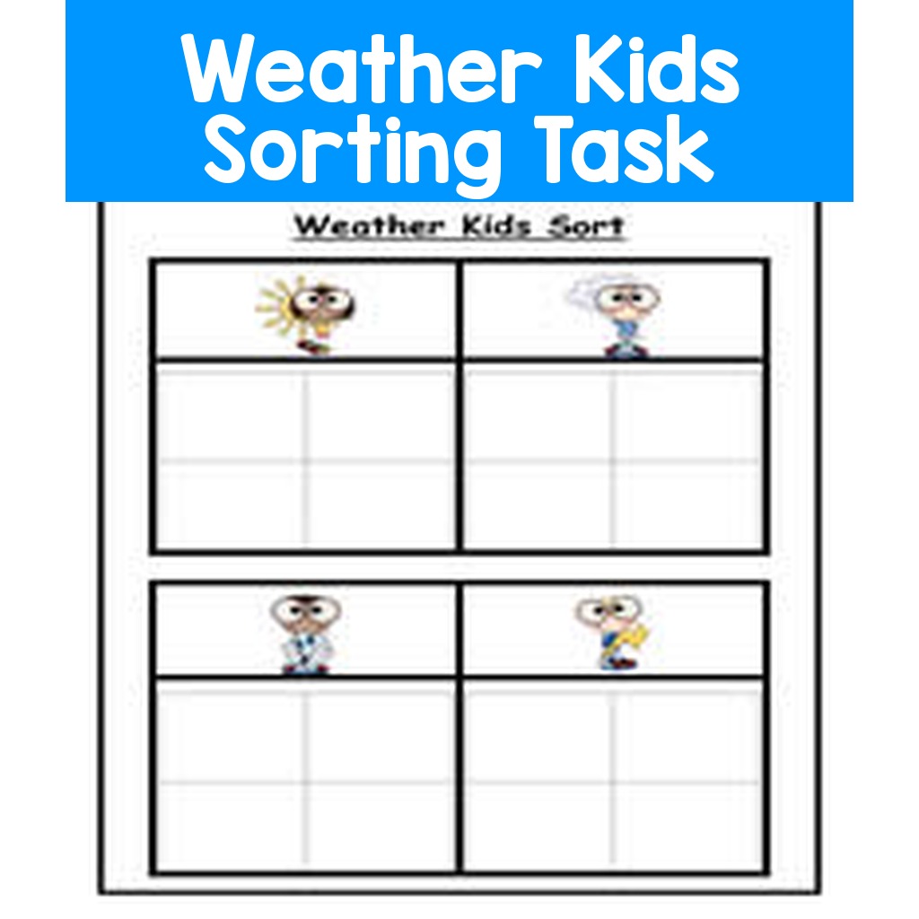 Weather Kids Sorting Task