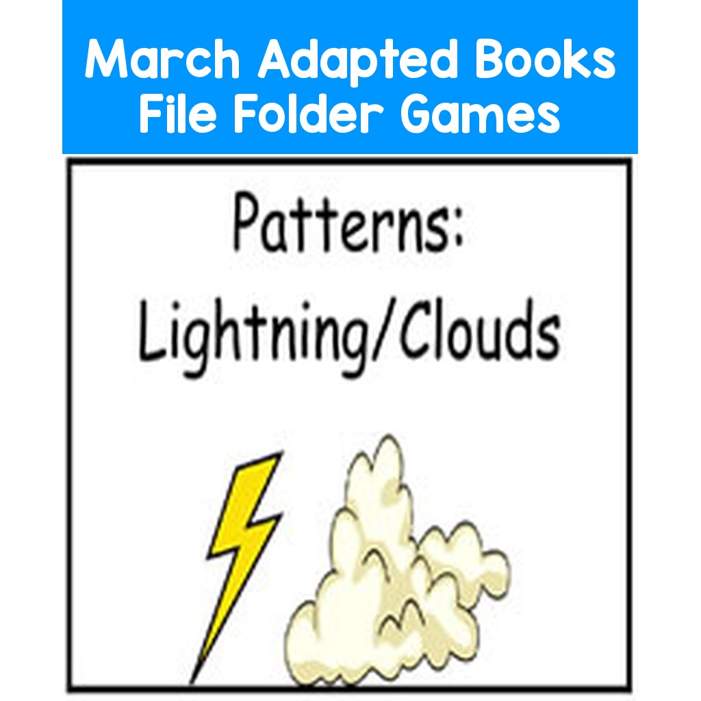 March Adapted Books File Folder Games