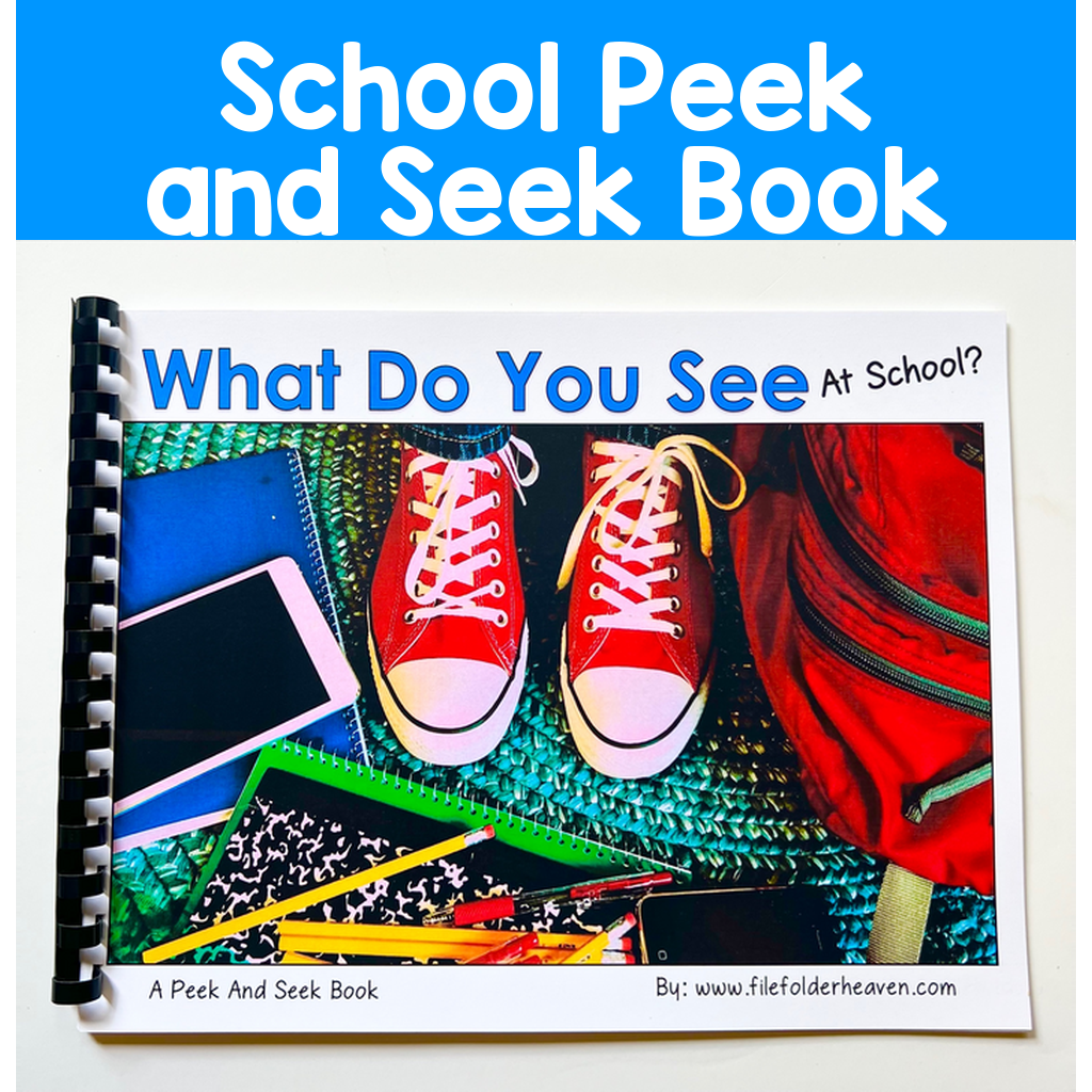 "What Do You See At School?" (A Peek And Seek Book)