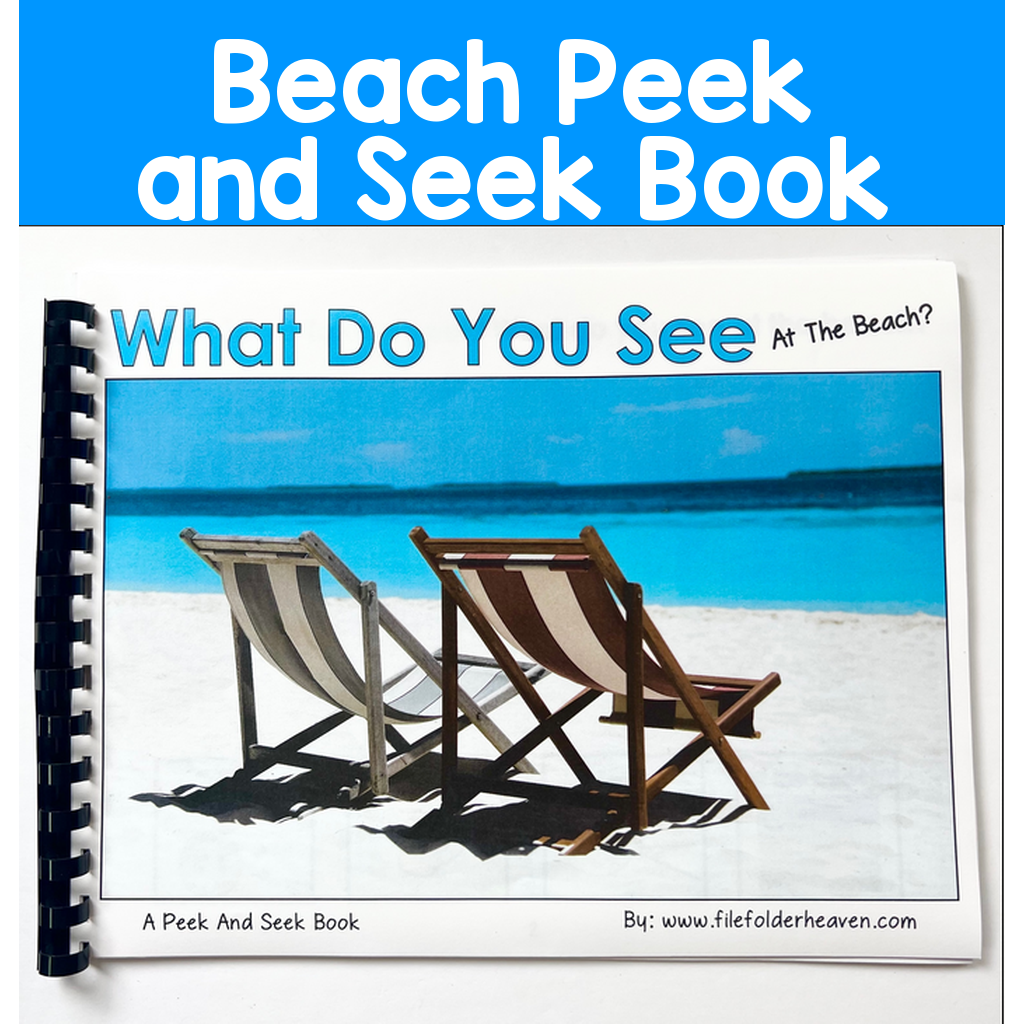 Beach Peek And Seek Book