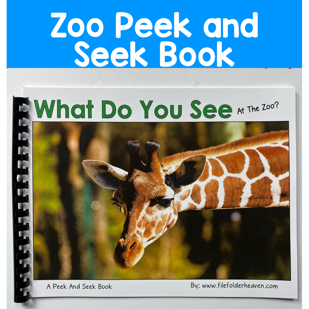 Zoo Peek And Seek Book
