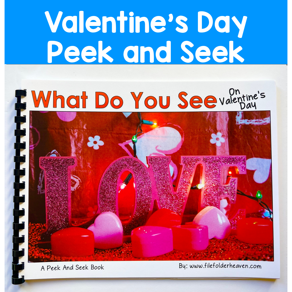 Valentine's Day Peek And Seek Book